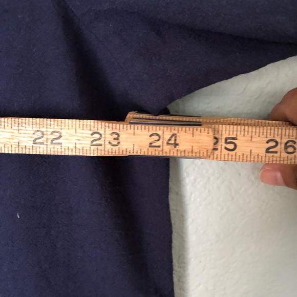 unbranded dark blue flower lace a-line dress labeled 4X see measurements - Picture 3 of 10